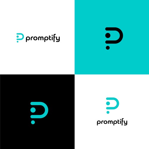 Modern, Simple and Sleek Logo for Promptify.com Design by Gisela Benitez