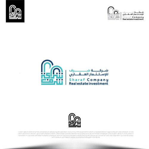 Arabic Real Estate Company Logo Design by ⭐️DRISIGNER™ ⭐️
