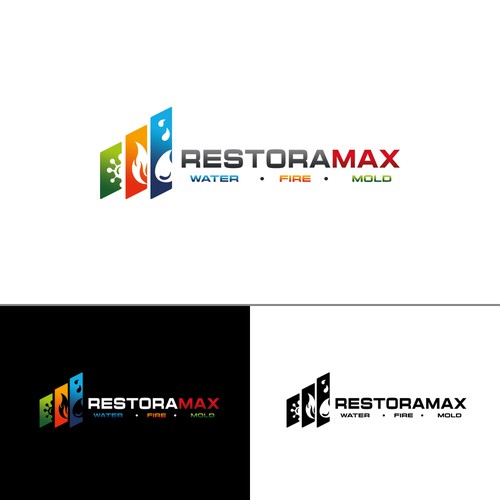 Restoration Company Branding. Design by Linduska