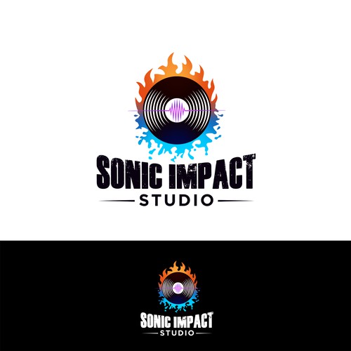 "Looking for a explosive logo that will make a Sonic Impact for a Recording Studio!" Design by PAIJO PETHEL