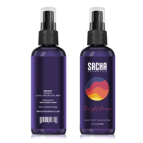 Sacha Body Mist Diseño de ve_sta