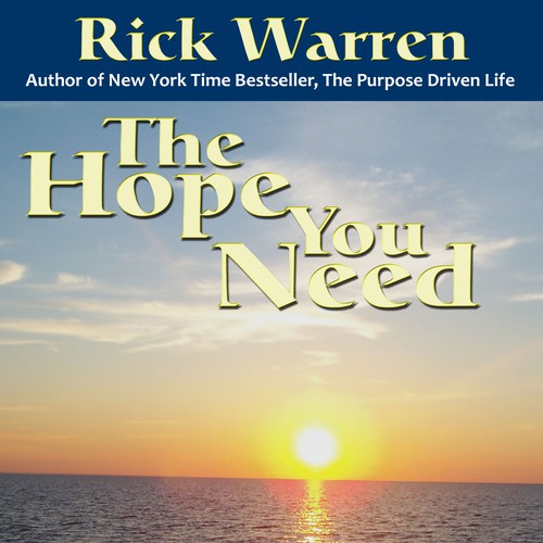 Design Rick Warren's New Book Cover Réalisé par twenty-three