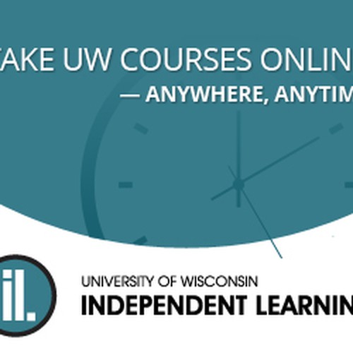 Create web banners for University of Wisconsin Independent Learning ...