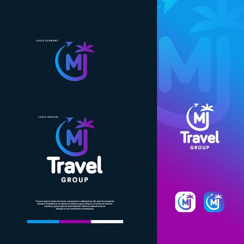 Complete redesign of a Caribbean Travel Agency's Logo Design by Amreena Arsalan™