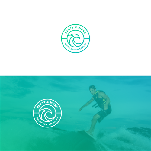 NEW logo for seattlewake -  wakesurfing logo Design by Reg Creative