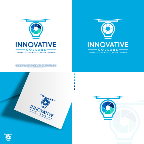 Logo for a Content Creation & Social Media Management Agency Design by Direwolf Design