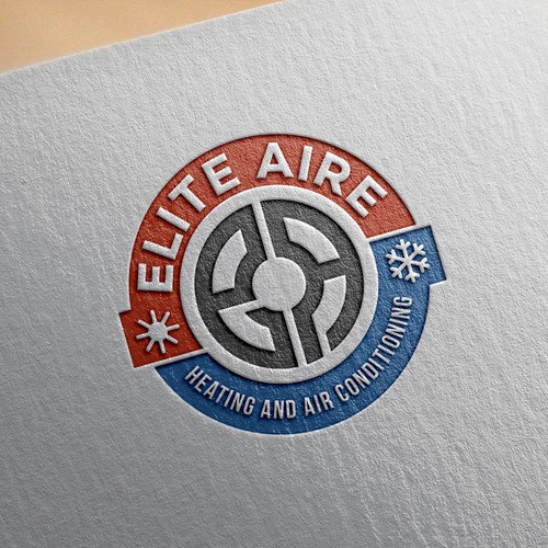 Heating and air logo to appeal to high end residential customers  and commercial customers that shows the customer elite Design réalisé par jemma1949