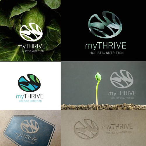 Logo design for myTHRIVE, holistic nutritionists Design by tetrimistipurelina