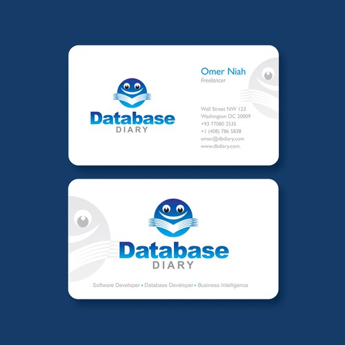 Database Diary need a new logo and business card Design by Kangkinpark