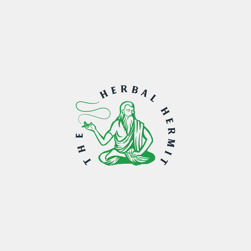 The Herbal Hermit Logo Ontwerp door GdLevi