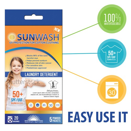Create unique Sun Care packaging for children Design by AnaBash