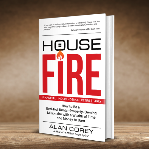 Eye-catching BOOK COVER with REAL ESTATE and EARLY RETIREMENT focus Design by romy