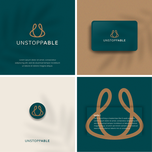 Masterclass-like logo to illustrate a high-end program Design by Algozia