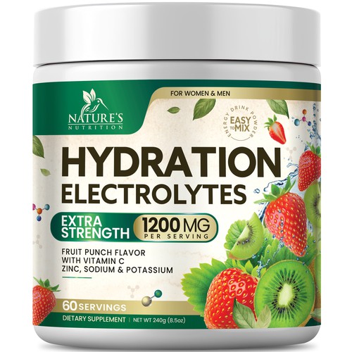 Hydration Electrolytes Design Needed for Nature's Nutrition Design by Black-Pepper