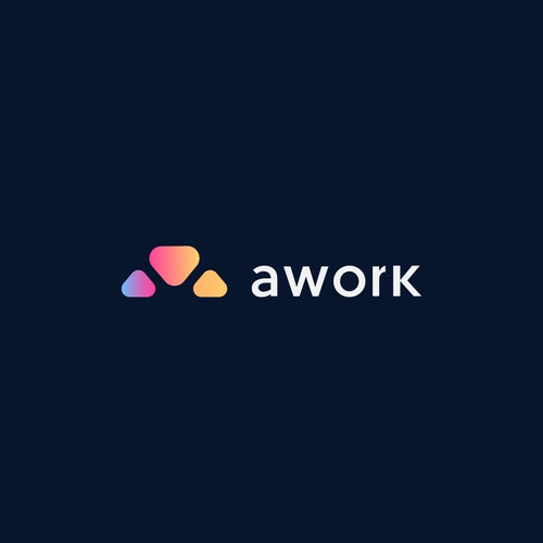 New logo for AI-based productivity software "awork" Diseño de Lumbeard
