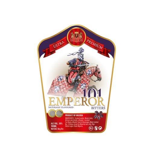 An eye catching label design Design by laudes