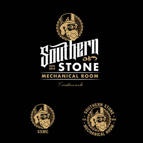 Design a Southern Industrial logo for new restaurant and speak easy Design by R!CH DESIGN