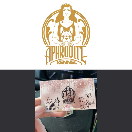 Diseño de Design logo for French Bulldog breeder In Music City Aphrodite Kennels de donec~arcam