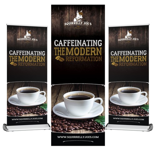 Coffee Company Trade Show Banner Design by Aziz-Creative