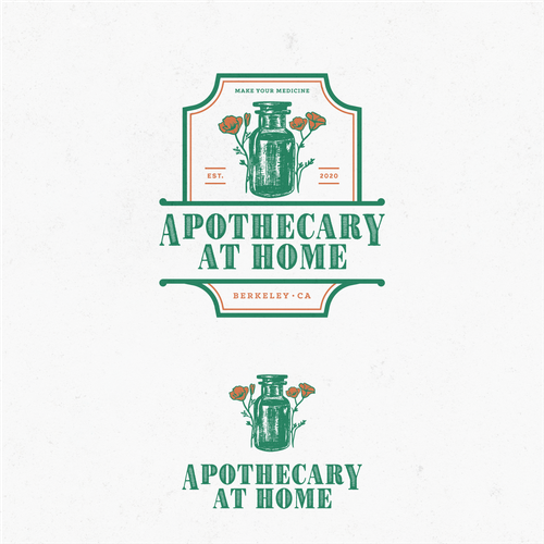 Vintage apothecary inspired logo for herbalist subscription box Design by RobertEdvin