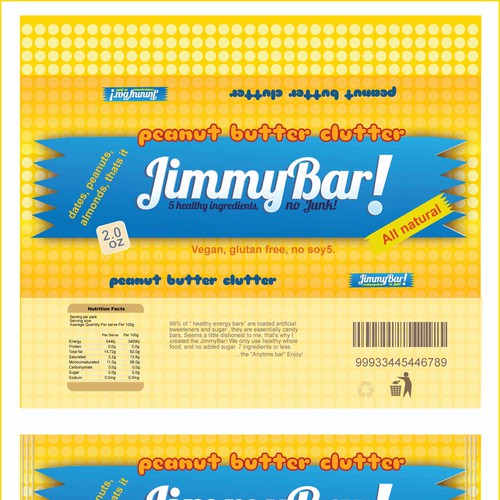 JimmyBar! needs a new product label Design por Dimadesign