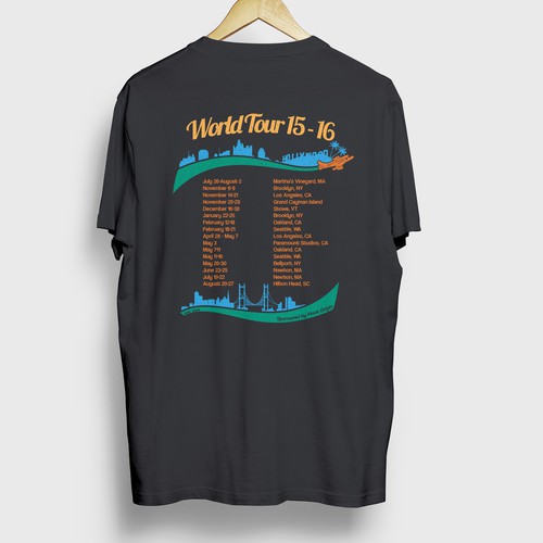 World tour concert tshirt for grandma T shirt contest 99designs