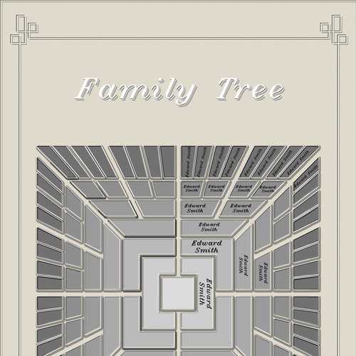 Design a unique and stylish way of showing the family tree Design por GRAOGRAMAN