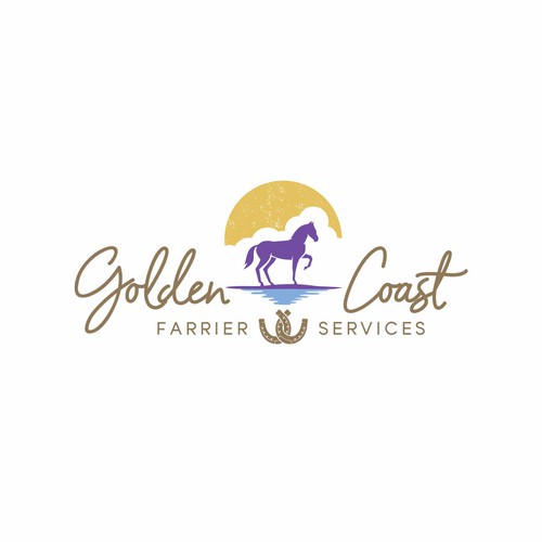 Golden Coast Farrier Services Design by tasa