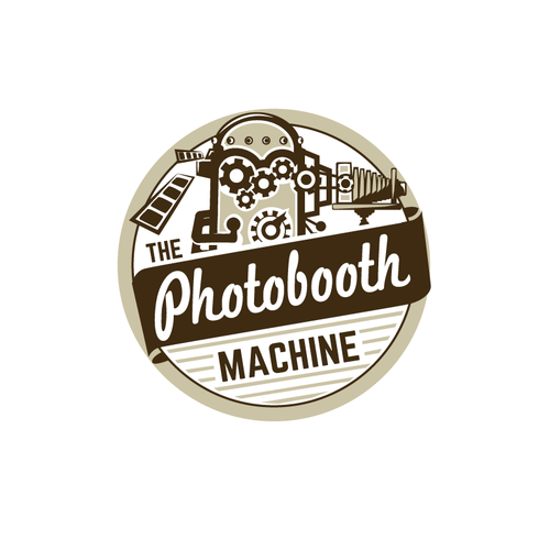 Create a nostalgic, steampuck inspired logo for The Photobooth Machine Design by xkarlohorvatx