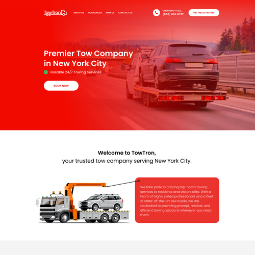 Tow Truck Company NYC Design by Bayudaswara