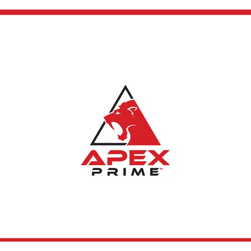 Create a logo capturing strength and achievement, an APEX Predator symbol for the fitness clothing company Apex Prime Diseño de FD-S™