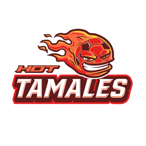 5-6 year olds need a soccer team logo! HOT TAMALES Diseño de emardesigns