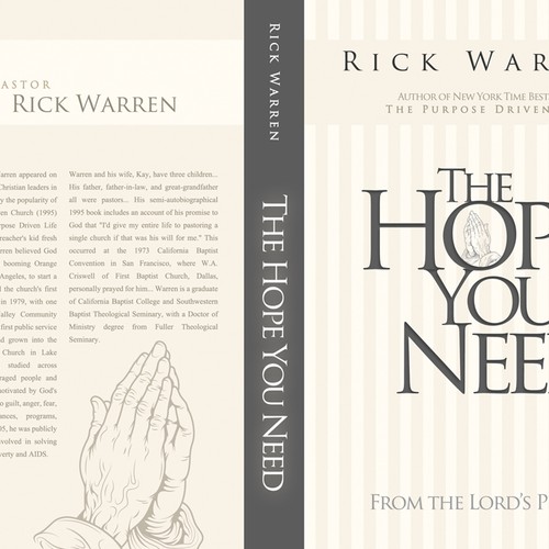 Design Rick Warren's New Book Cover Diseño de SoLoMAN