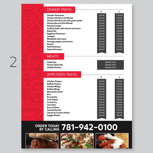 Love Food??? Create a modern, stylish Catering Menu for Anthony's Design by Artlock16