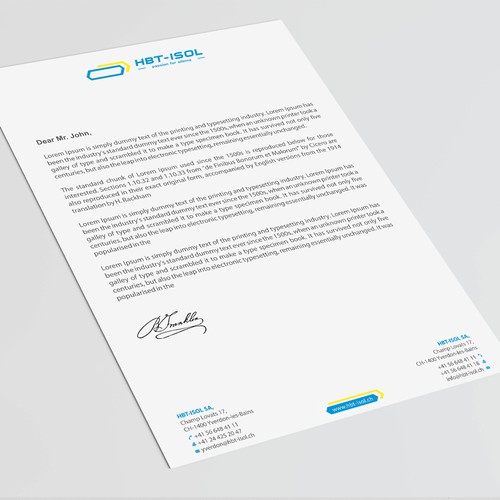 Implement the new logo on all our business papers Design von Dipenshah