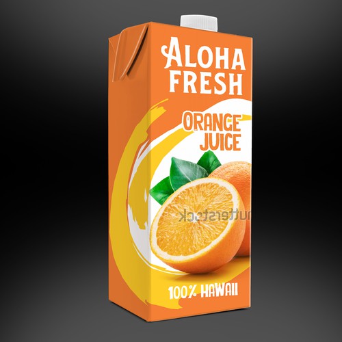 ALOHA FRESH JUICE & TEA Design by neoflexdesign