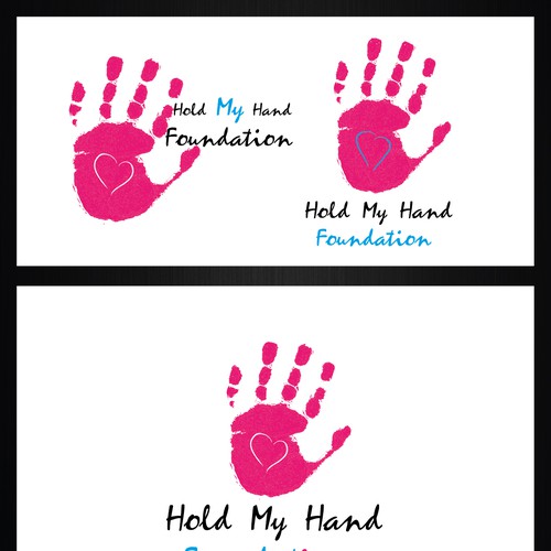 logo for Hold My Hand Foundation Ontwerp door Andrzej Zawadzki