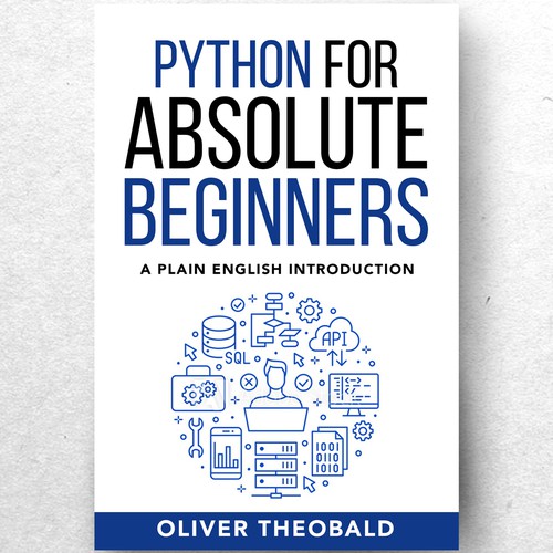 Design e-book cover for Python-ontwerp door ryanurz