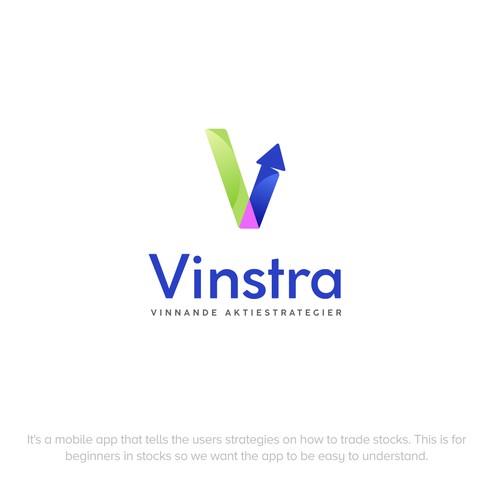 Modern and awesome logo for my stock strategy app Design by Bhamrha