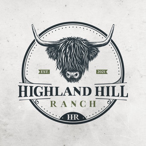 Logo and Social Design for Highland Hill Ranch. Design réalisé par Piccolo_Ney