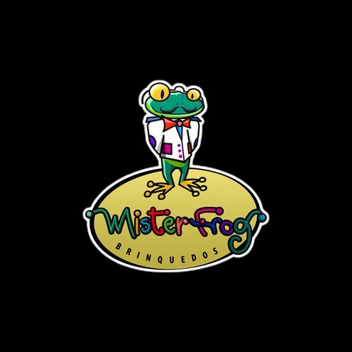 Mister Frog Toy Shop Searchs: Logo + Visual Identity Design by kawmazz