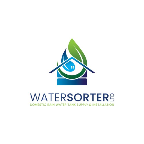 Design a catchy logo somehow detailing home rain water tank benefits. Design by Creative P