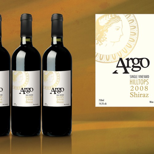 Sophisticated new wine label for premium brand Diseño de pilo
