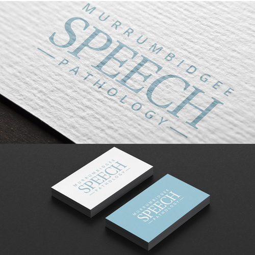 Design a beautiful logo, with a river to represent my speech pathology business Design by _CIRCE_