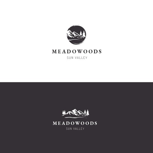 Logo for the most beautiful place on earth...The Meadowoods Resort Réalisé par joanasm