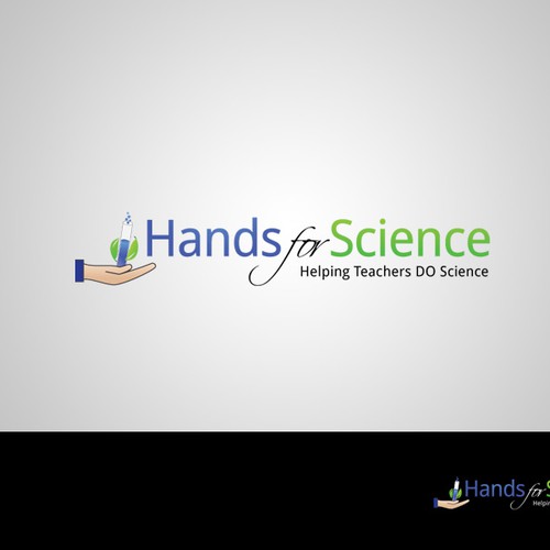 Create the next logo for Hands-for-Science Design by maulinC