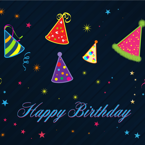 Create cool birthday card designs! Design by RedLogo