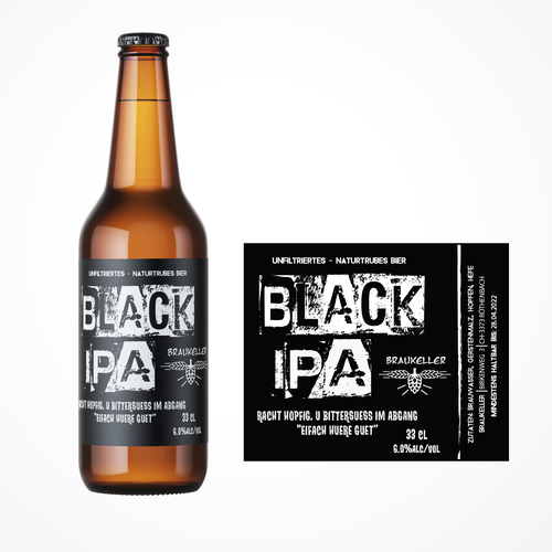 Microbrauerei: Bierflasche sucht Etikettendesign Design by halesen