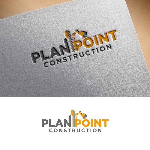 PlanPoint Construction Logo Needs A Remodel Design by iyand