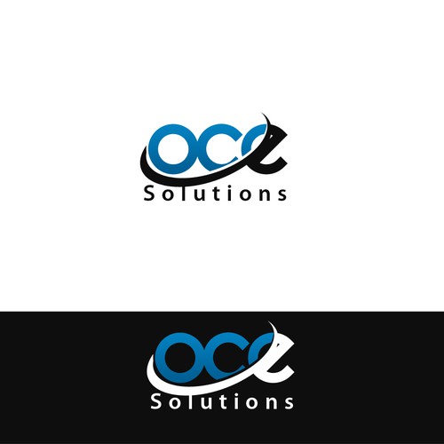 logo and business card for OCE Solutions Réalisé par albert.d